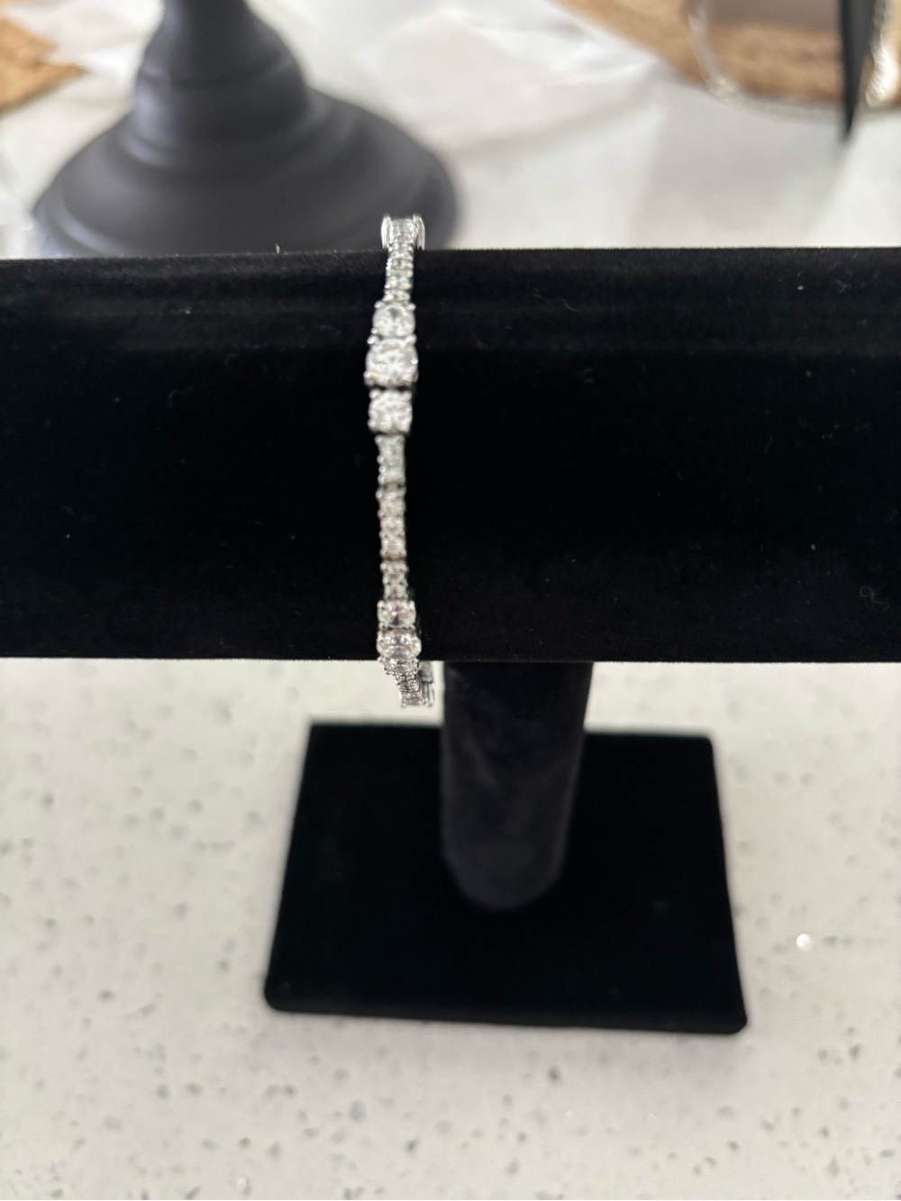 Elegant 925 Sterling Silver CZ Tennis Bracelet